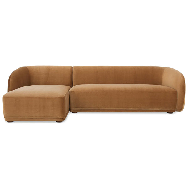 Home Fashion Faye Left Sectional Tan
