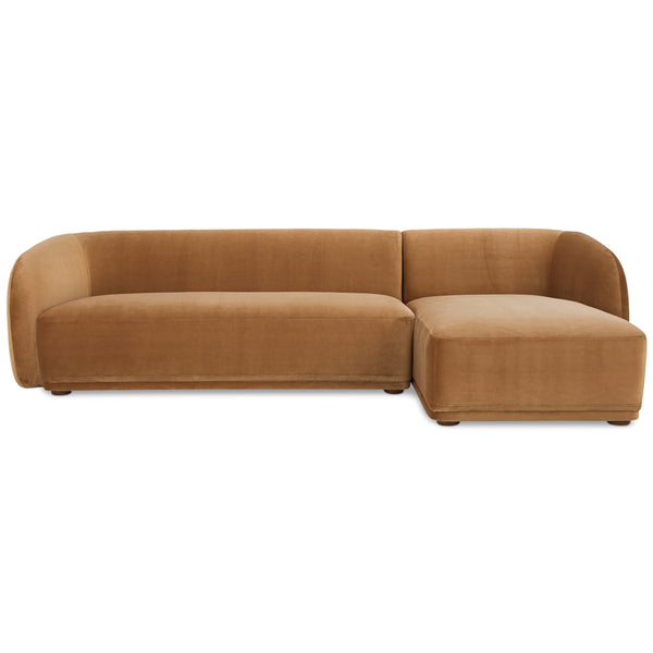 Home Fashion Faye Right Sectional Tan