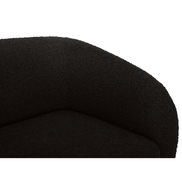 Home Fashion Faye Sofa Black Boucle
