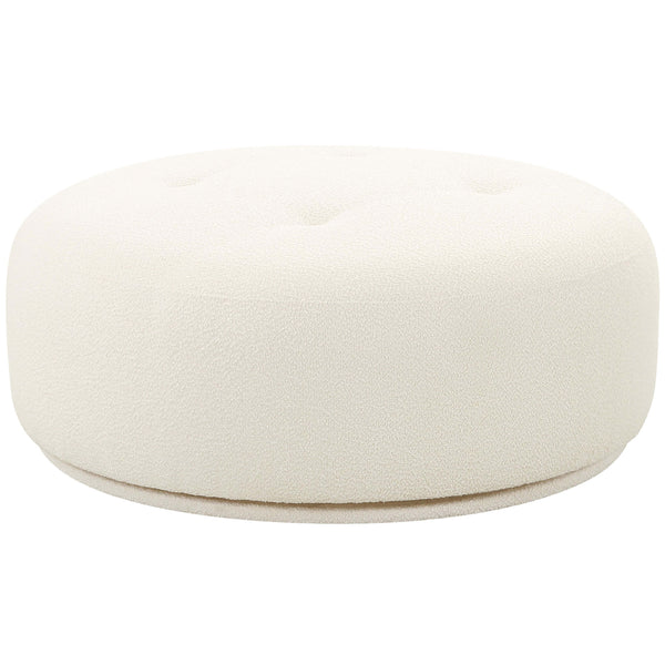 home fashion Fickle Swivel Ottoman Cream