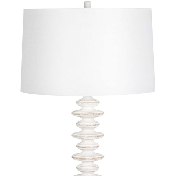 Home Fashion Fishbone Buffet Lamp White