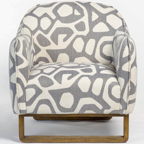 Home Fashion Fitz Chair Greige Graphic
