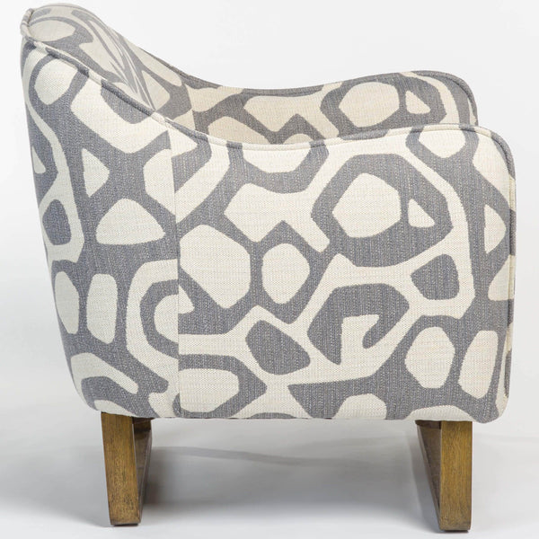 Home Fashion Fitz Chair Greige Graphic