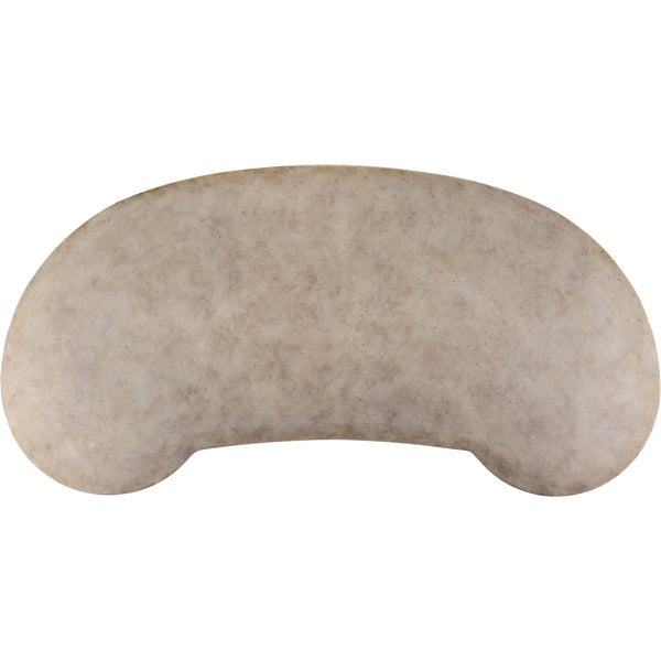 Home Fashion Fluted Kidney Desk Champagne