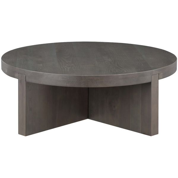 Home Fashion Folke Round Coffee Table Brown