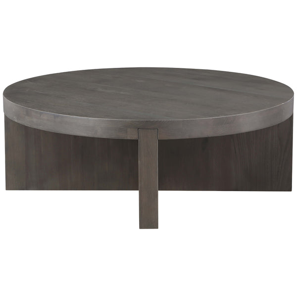 Home Fashion Folke Round Coffee Table Brown