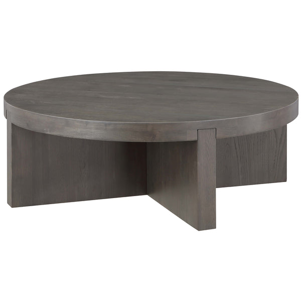home fashion Folke Round Coffee Table Brown