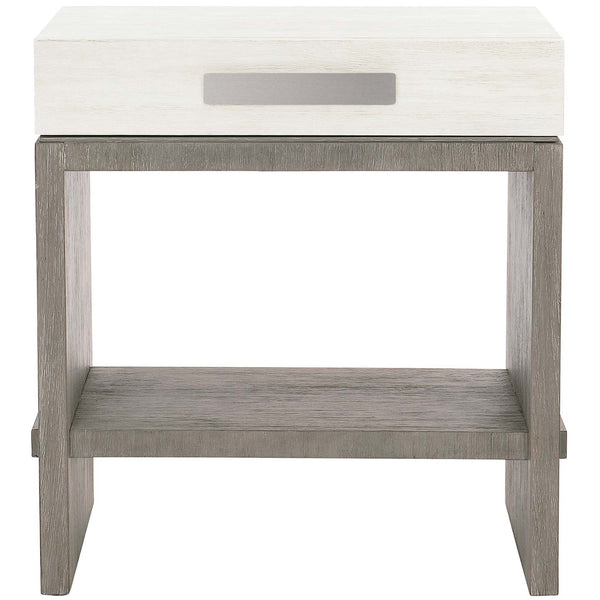 Home Fashion Foundations 1 Drawer Nightstand Linen