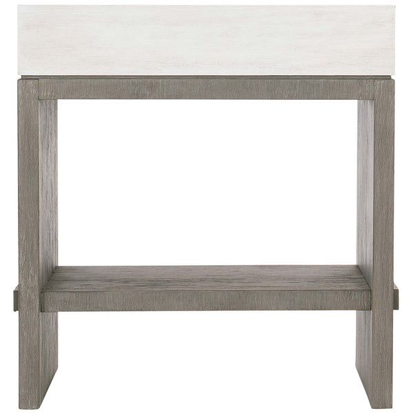 Home Fashion Foundations 1 Drawer Nightstand Linen