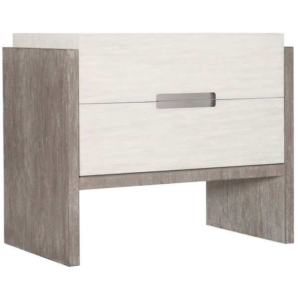 Home Fashion Foundations 2 Drawer Nightstand