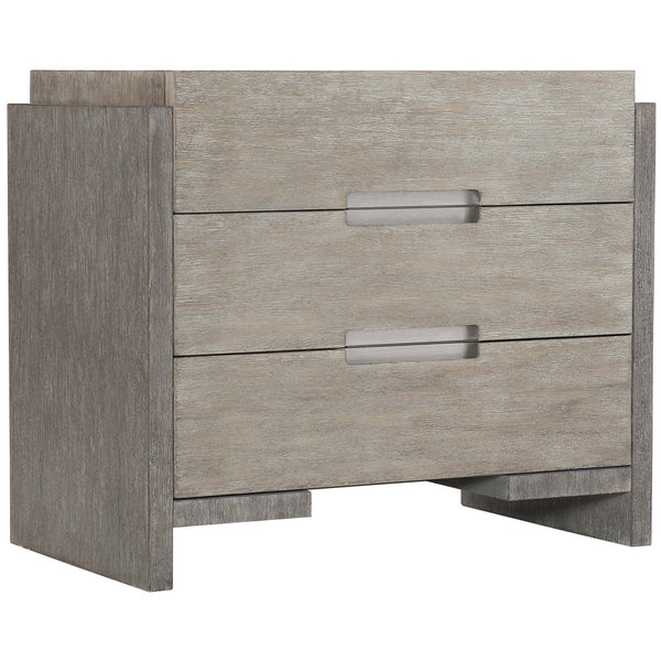 home fashion Foundations 3 Drawer Nightstand
