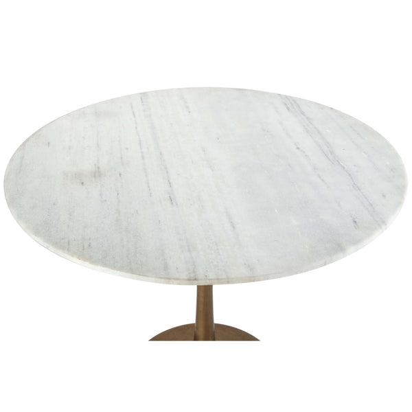 Home Fashion Fullerton Round Dining Table White