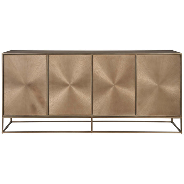 Home Fashion Fusion Credenza Aged Brass
