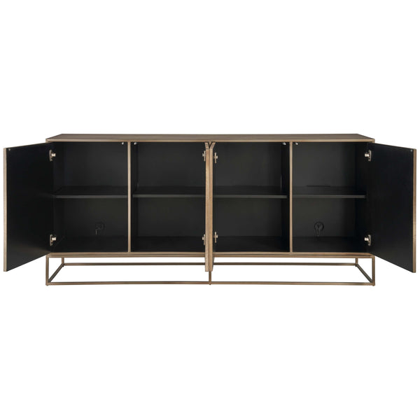 Home Fashion Fusion Credenza Aged Brass