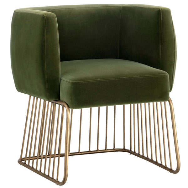 home fashion Gala Arm Chair Forest Green