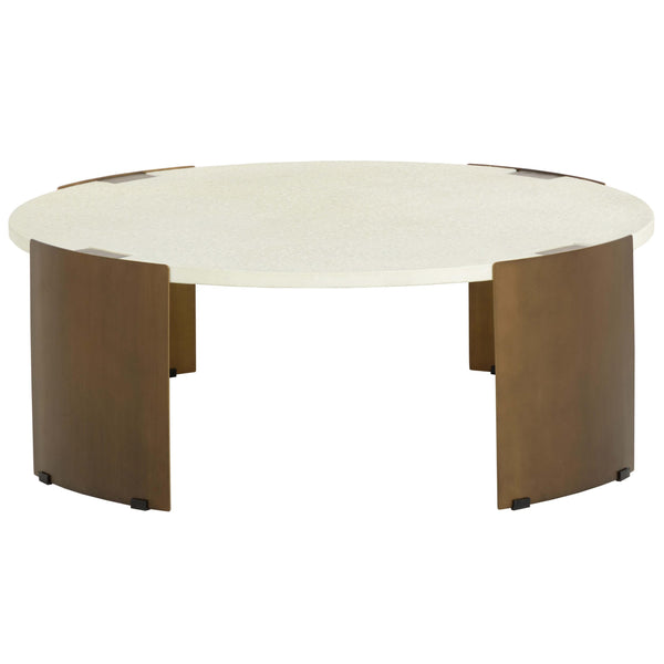 Home Fashion Gallus Coffee Table Bone