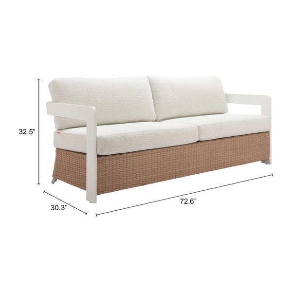 Home Fashion Gelo Sofa White