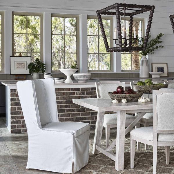 Home Fashion Getaway Slip Cover Chair Set Of 2