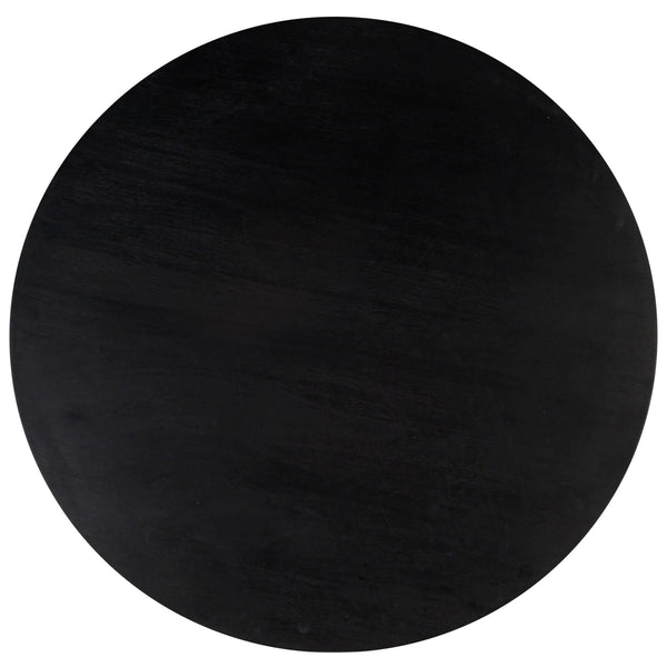 Home Fashion Gevra Round Dining Table Black