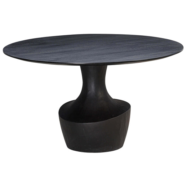 home fashion Gevra Round Dining Table Black