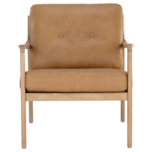 Home Fashion Gilmore Leather Chair Sahara Camel
