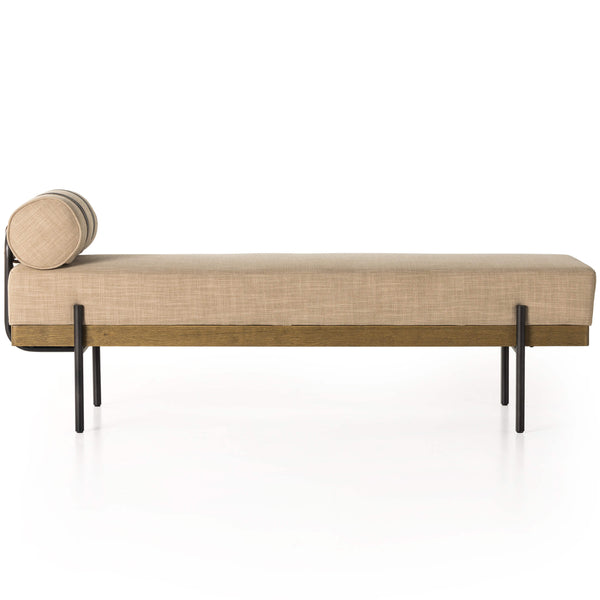 Home Fashion Giorgio Bench Palm Ecru By Four Hands