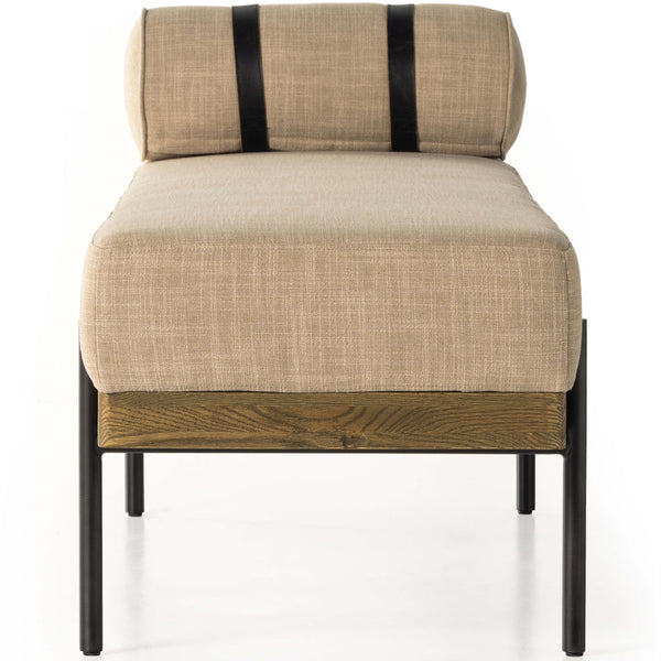 Home Fashion Giorgio Bench Palm Ecru By Four Hands