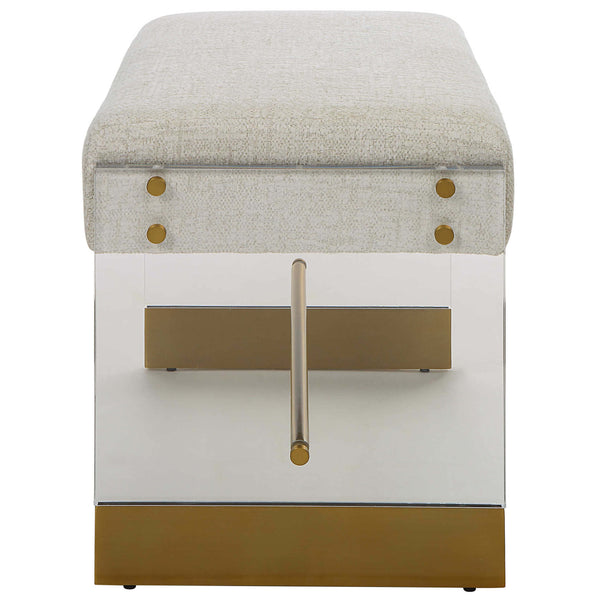 Home Fashion Goa Ottoman Ecru