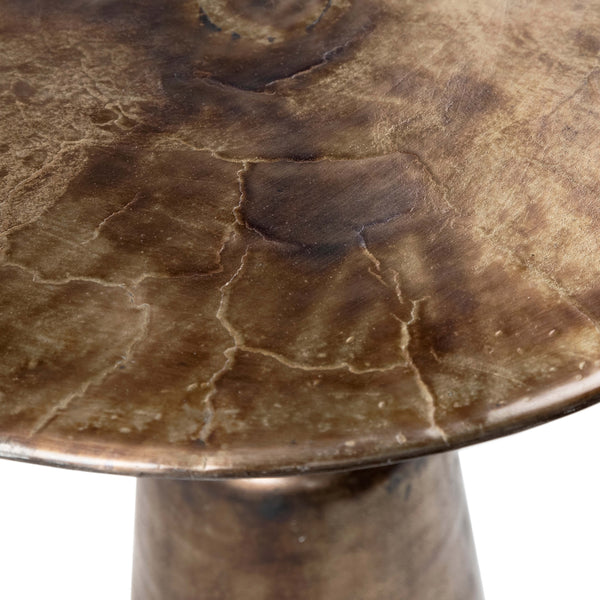 Home Fashion Golbez Bistro Table Antique Brass