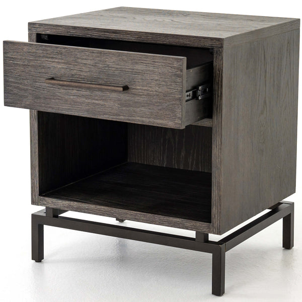 Home Fashion Greta Nightstand Autumn Grey