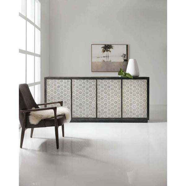 Home Fashion Greystone 4 Door Credenza
