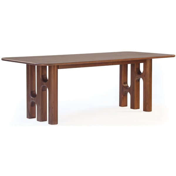 home fashion Grotto Dining Table Light Walnut