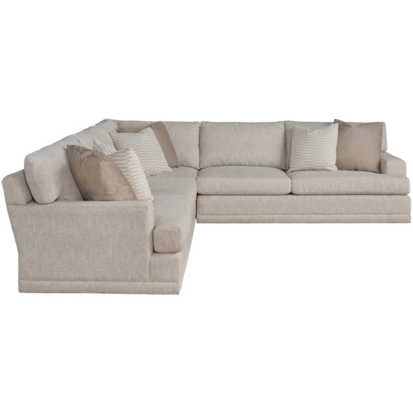Home Fashion Hadlee 3 Piece Sectional Tweed Sisal