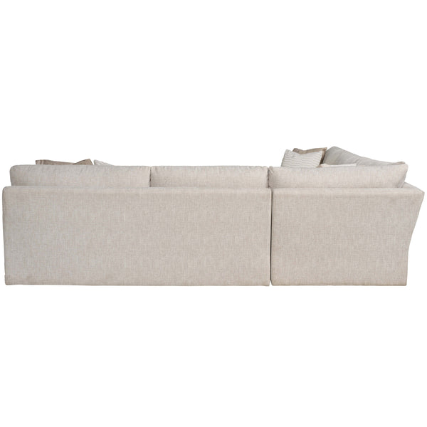 Home Fashion Hadlee 3 Piece Sectional Tweed Sisal