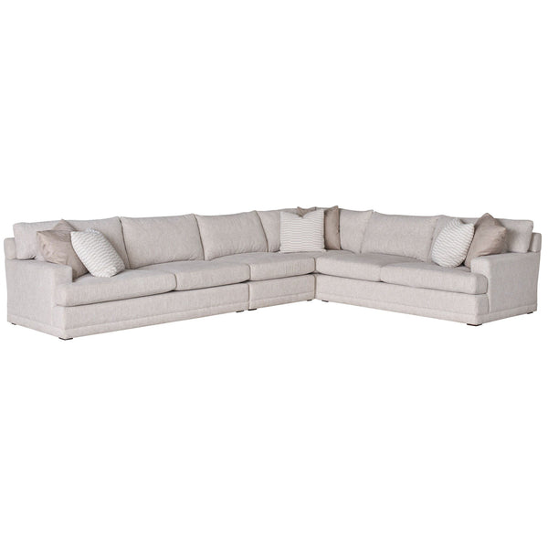 home fashion Hadlee 4 Piece Sectioan Tweed Sisal