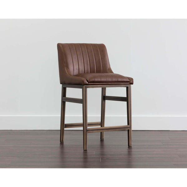Home Fashion Halden Counter Stool Vintage Cognac