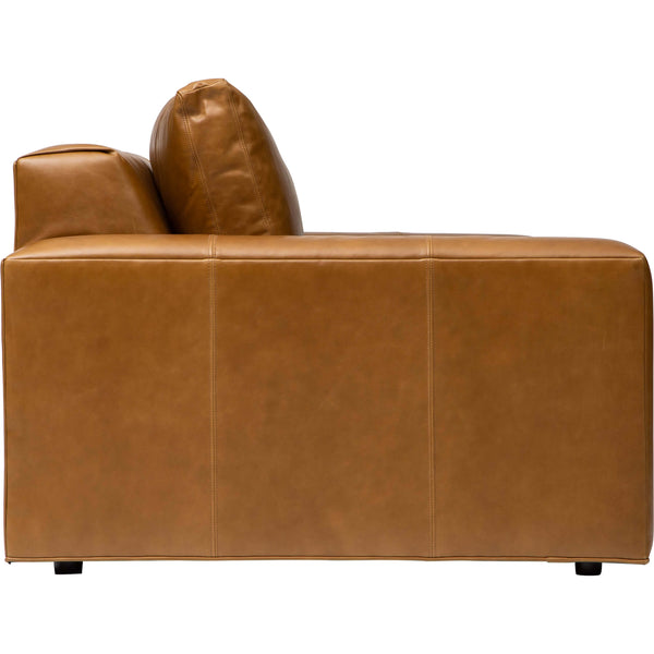 Home Fashion Halston Leather Sofa Libby Amaretto