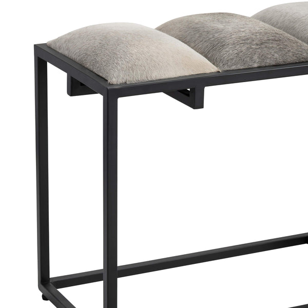 Home Fashion Hampton Hair On Hide Bench