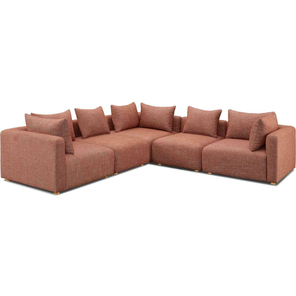 home fashion Hangover 5 Piece Sectional Sedona