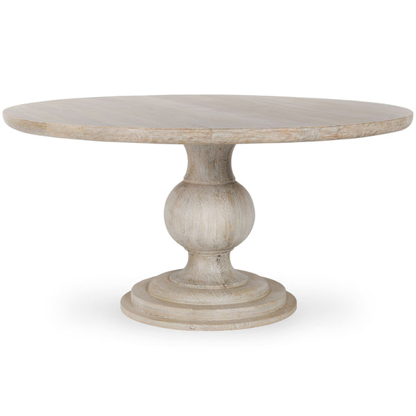 home fashion Hera Round Dining Table Whitewash