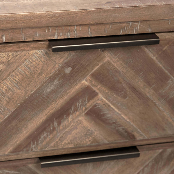 Home Fashion Holbrook Nightstand Antique Brown