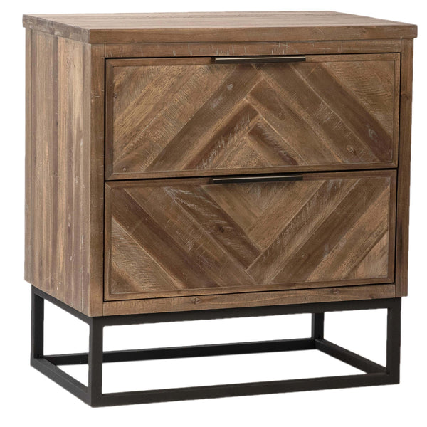 home fashion Holbrook Nightstand Antique Brown