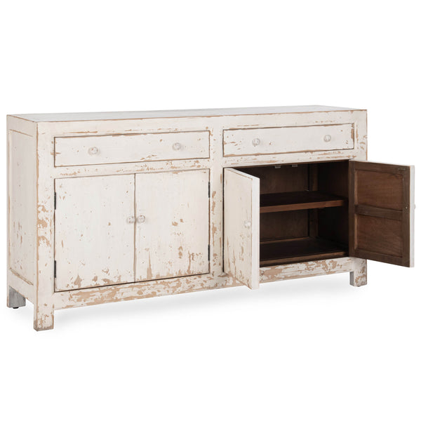 Home Fashion Holden Buffet Worn White