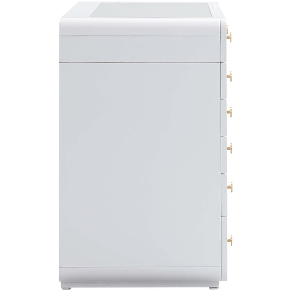 Home Fashion Hollywood Vanity Desk White