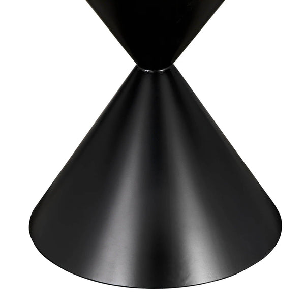 Home Fashion Hourglass Dining Table Black
