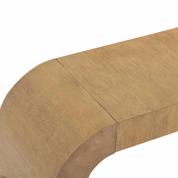 Home Fashion Hump Console Table Natural