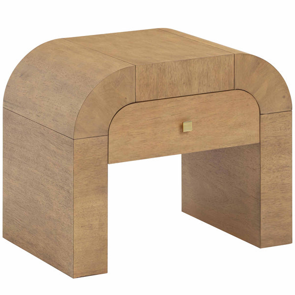 home fashion Hump Nightstand Natural