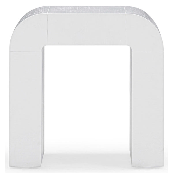 Home Fashion Hump Side Table White
