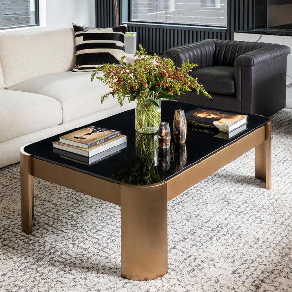 Home Fashion Irvine Coffee Table Gold