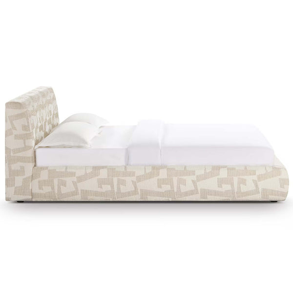 Home Fashion Isla Bed Cream Jacquard